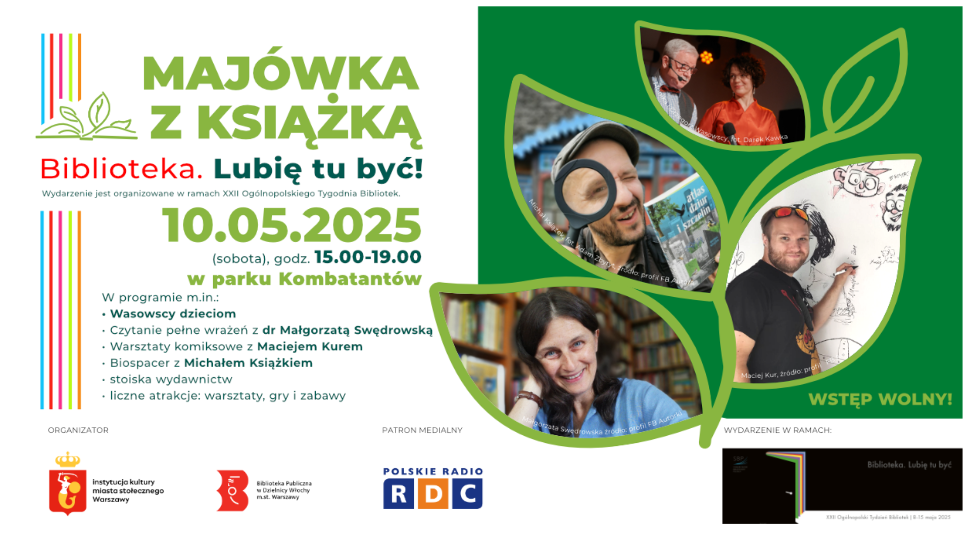 Grafika "Majówka z książką"
